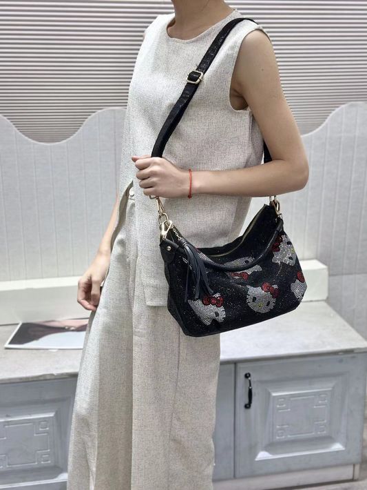 MeowGift Repeating Cat Sparkle Bag