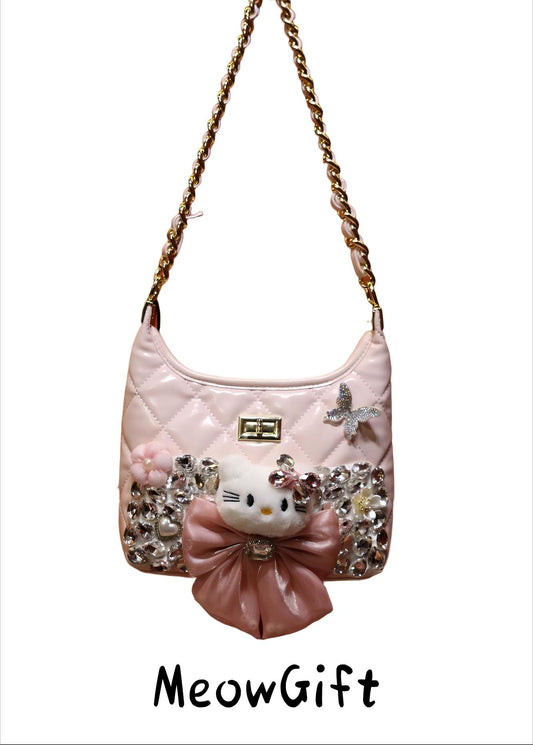 KITTY style single-shoulder bow