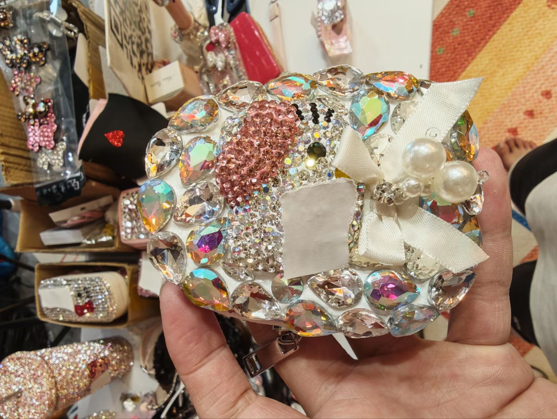 My Store Meow Meow diy bag caise Keychain holder