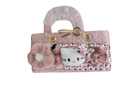 Long, small chanel-style single-shoulder bag