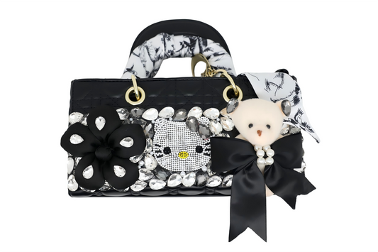 Long, small chanel-style single-shoulder bag